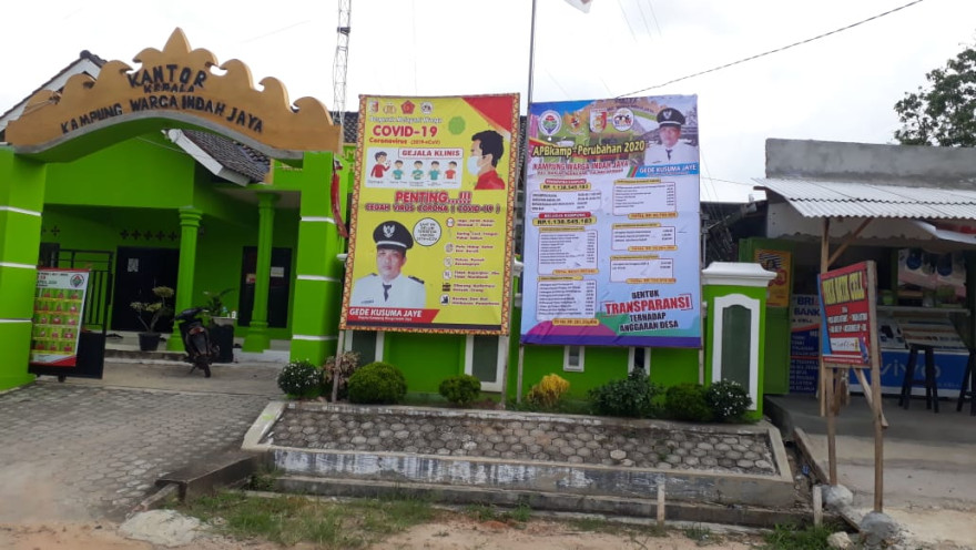 BENTUK TRANSPARANSI REALISASI APBKAM KAMPUNG WARGA INDAH JAYA PASANG BENER.
