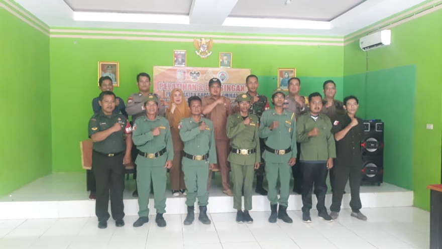 PELATIHAN & BIMBINGAN PENINGKATAN KAPASITAS LINMAS DI KAMPUNG WARGA INDAH JAYA 