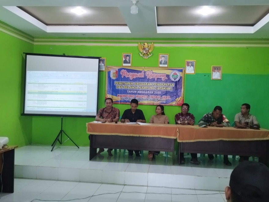 Penetapan APBKam Tahun Anggaran 2025 Kampung Warga Indah Jaya