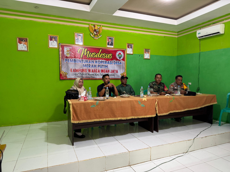 Musyawarah Kampung Khusus Kampung Warga Indah Jaya Bentuk Koperasi Merah Putih