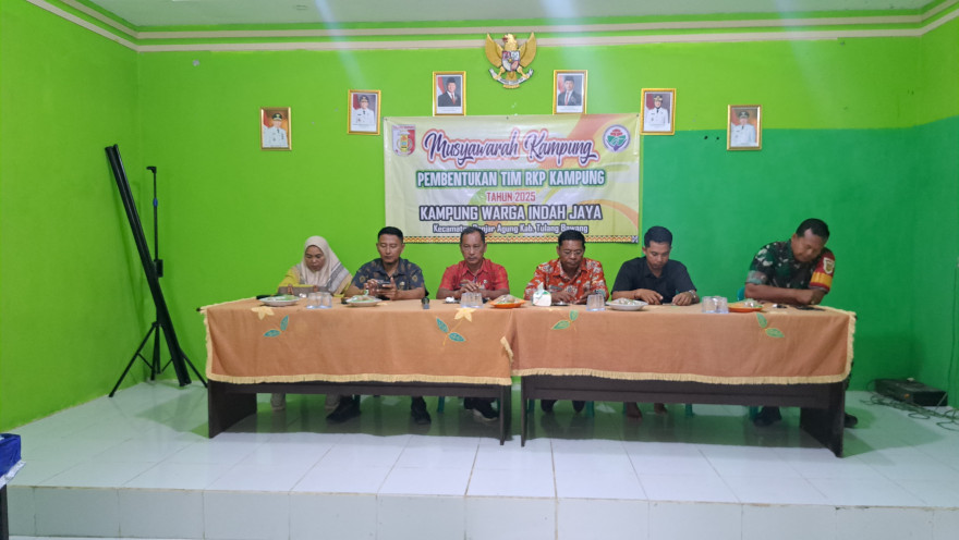 Warga Indah Jaya Gelar Musyawarah Pembentukan Tim Penyusun RKPDes 2026